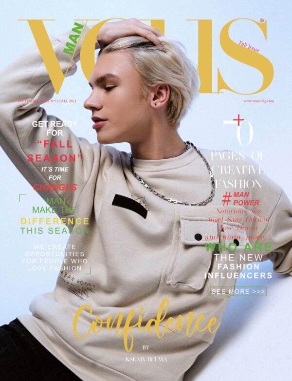 VOUS Magazine · The Man Edition · Vol.5 · September 2021 cover