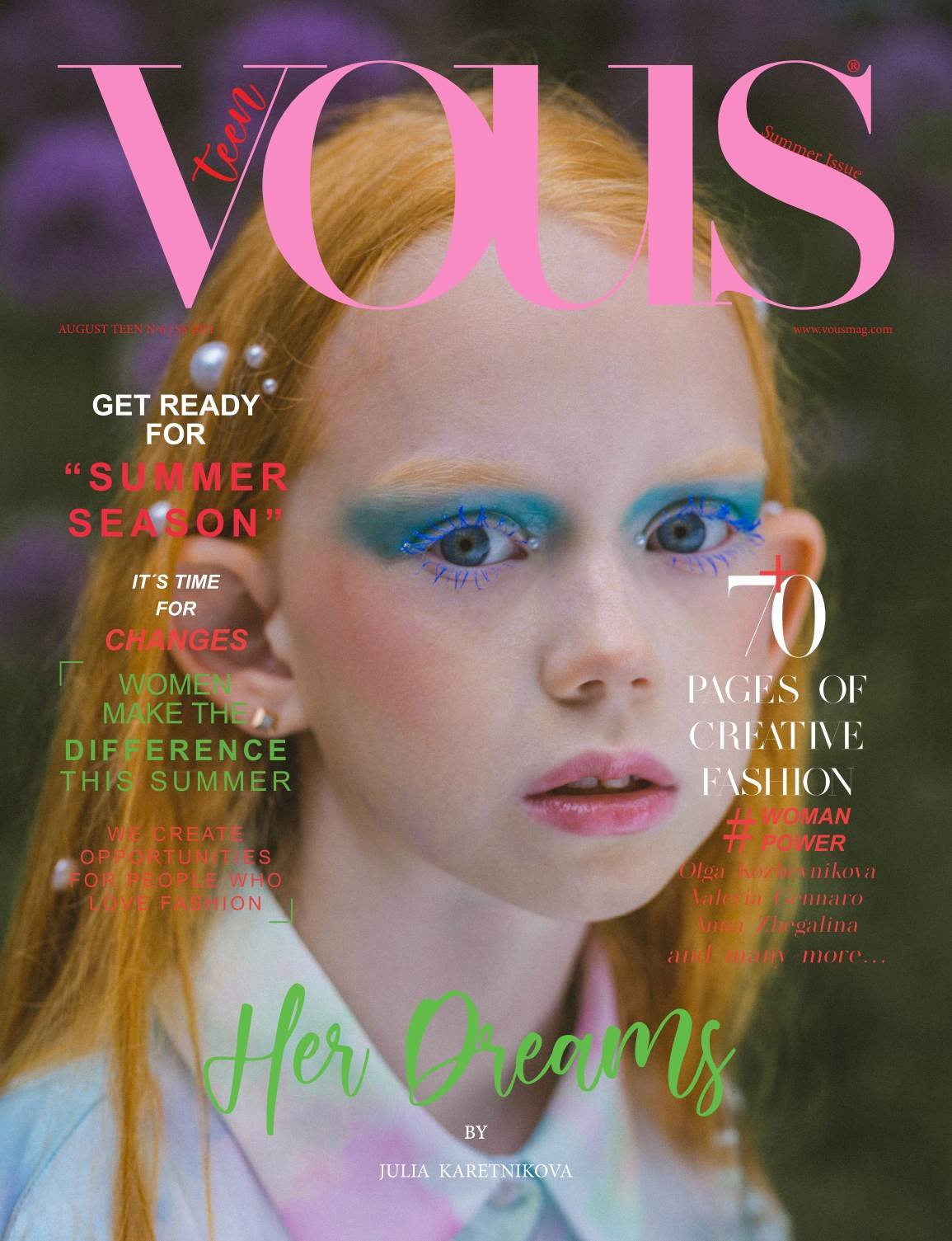 VOUS Magazine · The August Teen Edition · Vol.6 · 2021