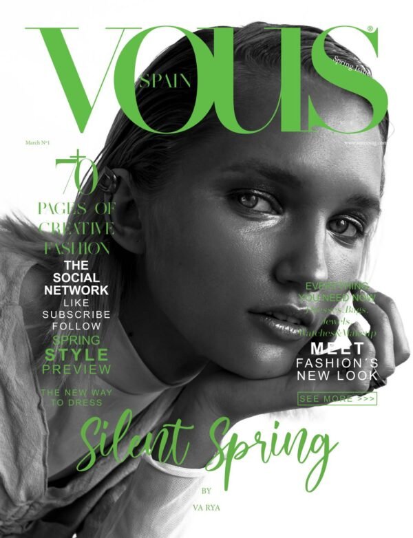 VOUS Magazine · The March Fashion & Beauty Edition · Vol.1 · 2021 cover