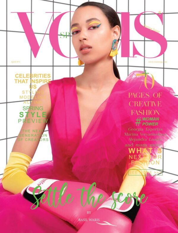 VOUS Magazine · The April Fashion & Beauty Edition · Vol.1 · 2021 cover