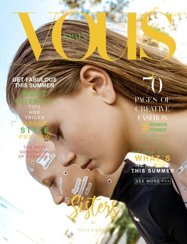 VOUS Magazine · The June Fashion & Beauty Edition · Vol.8 · 2021 cover