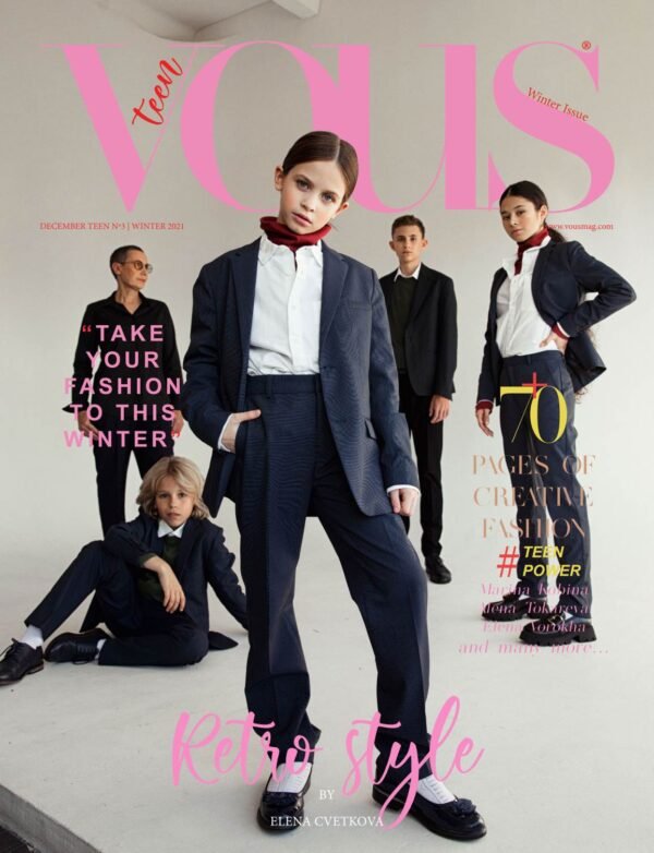 VOUS Magazine · The December Teen Edition · Vol.3 · 2021 cover