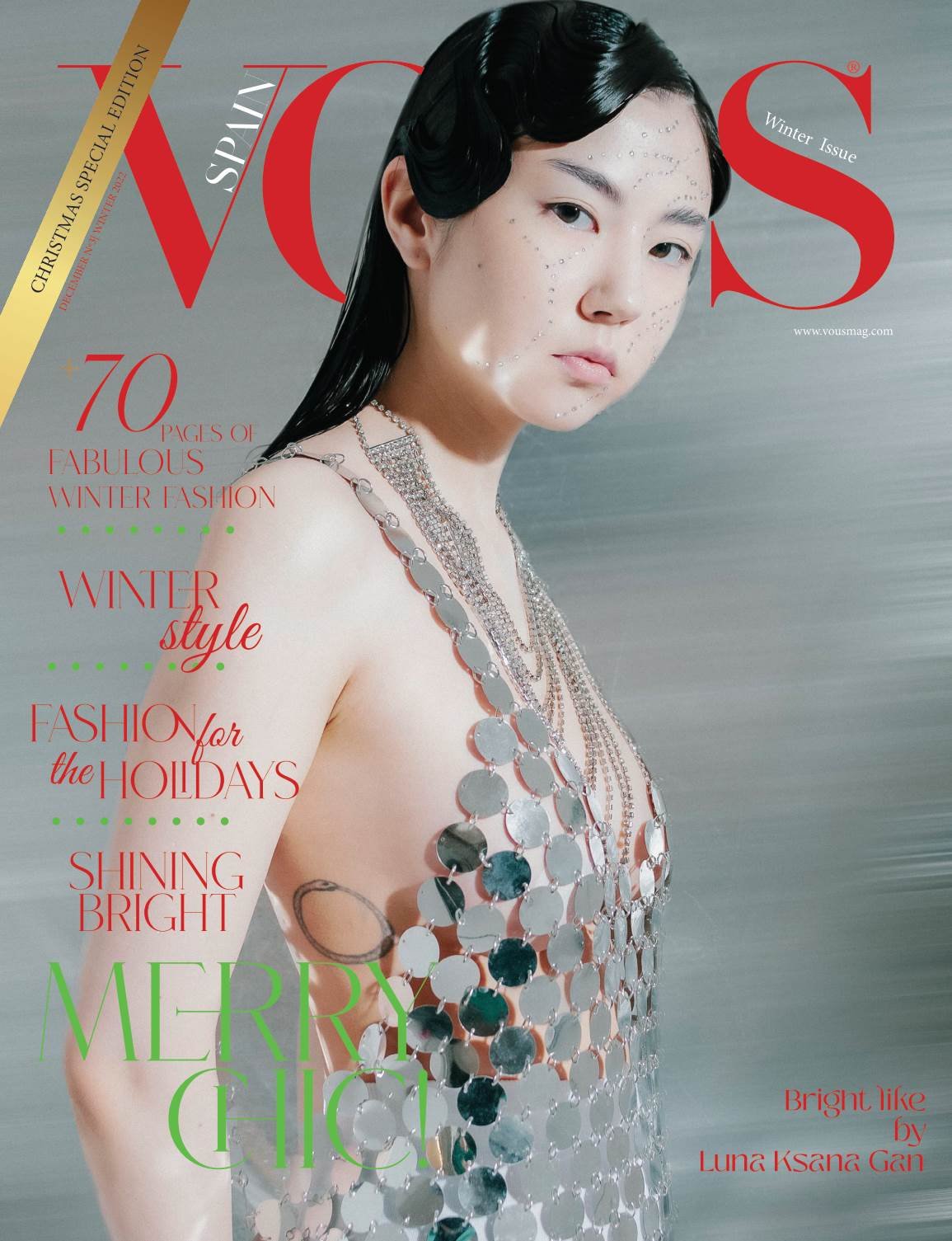 VOUS Magazine | The December Christmas Special Edition | Vol.4 | 2022 cover