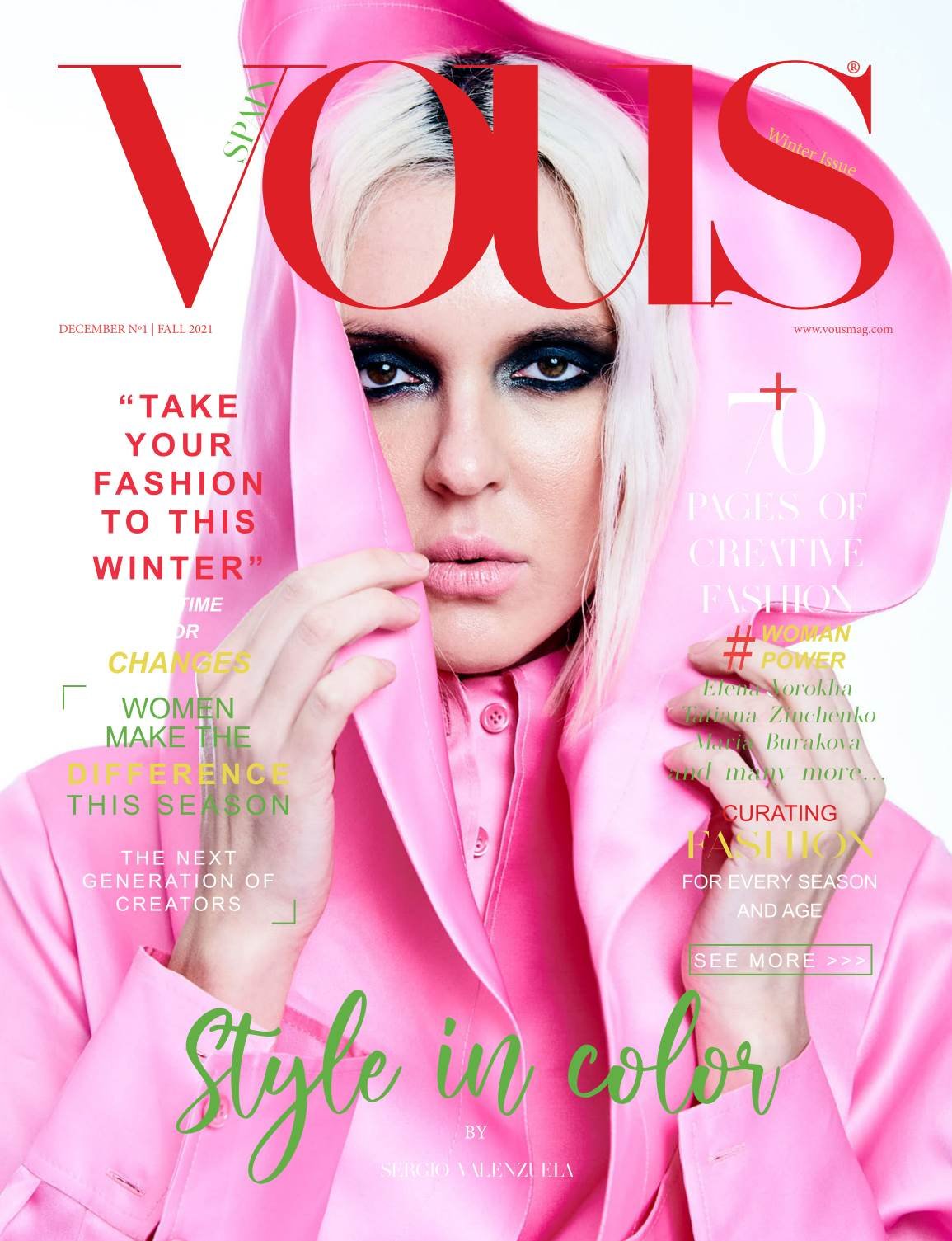 VOUS Magazine · The December Fashion & Beauty Edition · Vol.1 · 2021