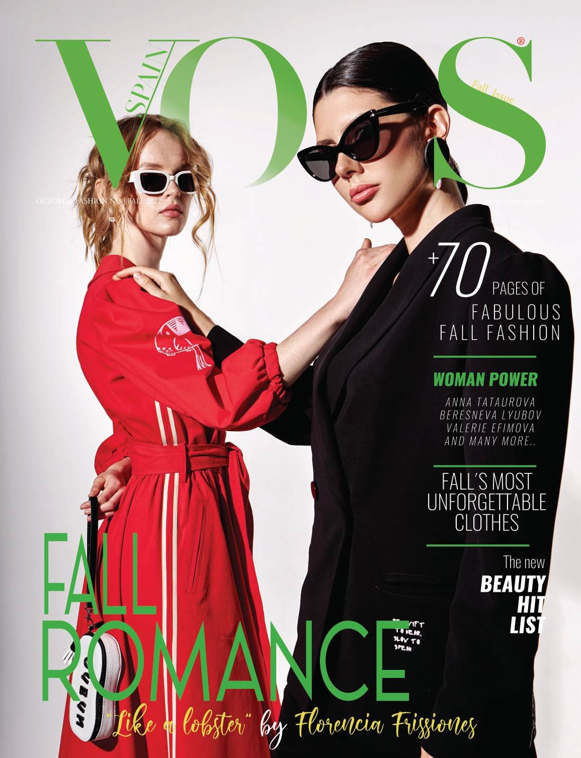 VOUS Magazine · The October Fashion & Beauty Edition · Vol.5 · 2022
