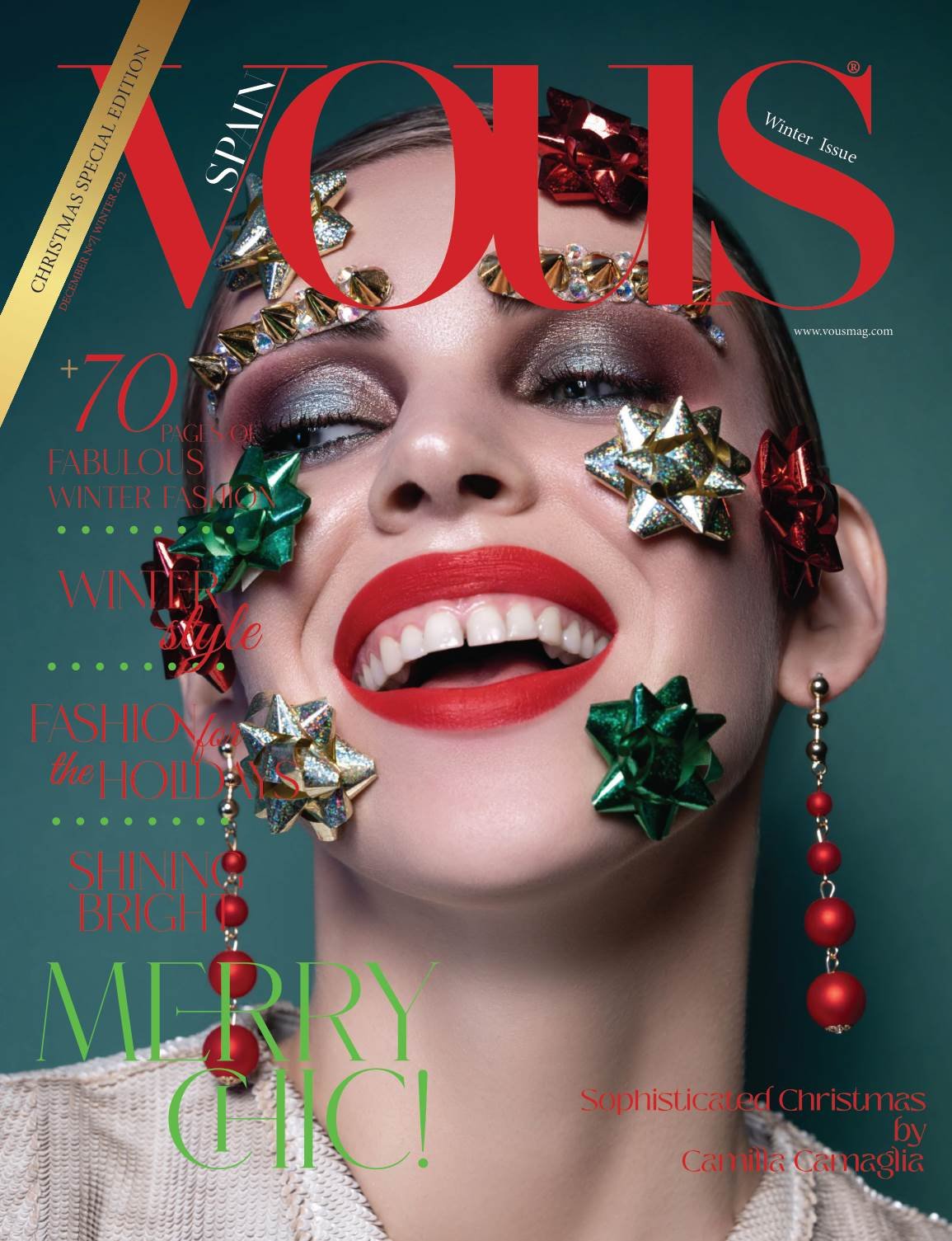 VOUS Magazine | The December Christmas Special Edition | Vol.8 | 2022 cover