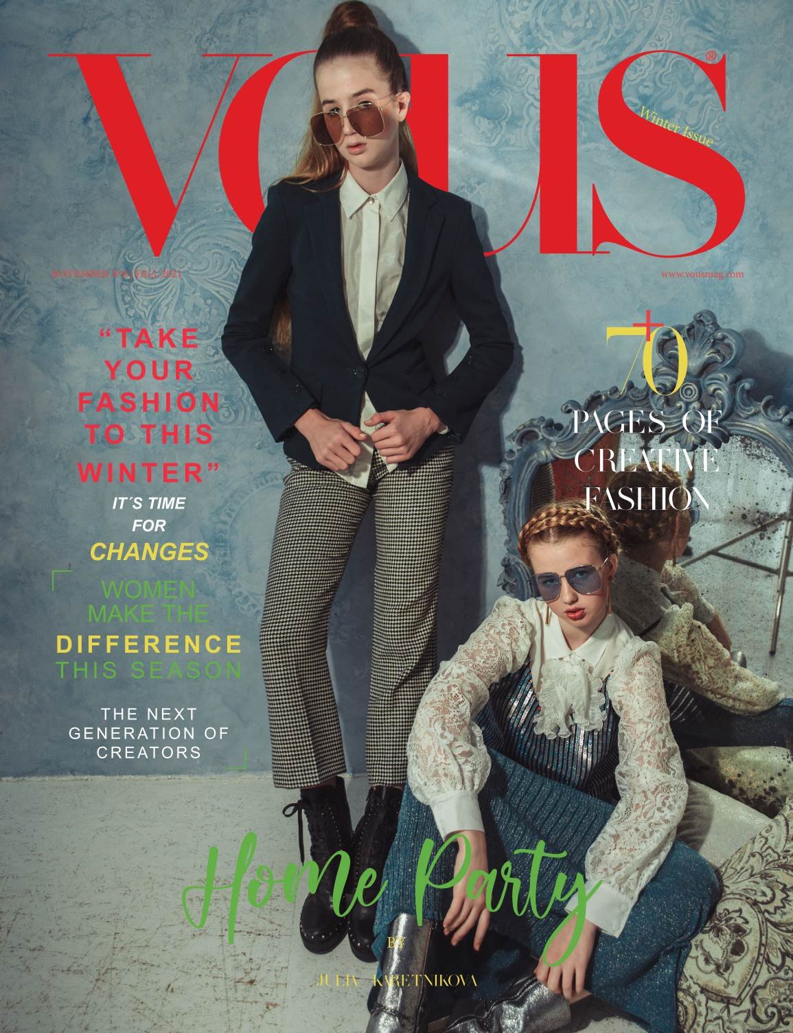 VOUS Magazine · The November Fashion & Beauty Edition · Vol.8 · 2021