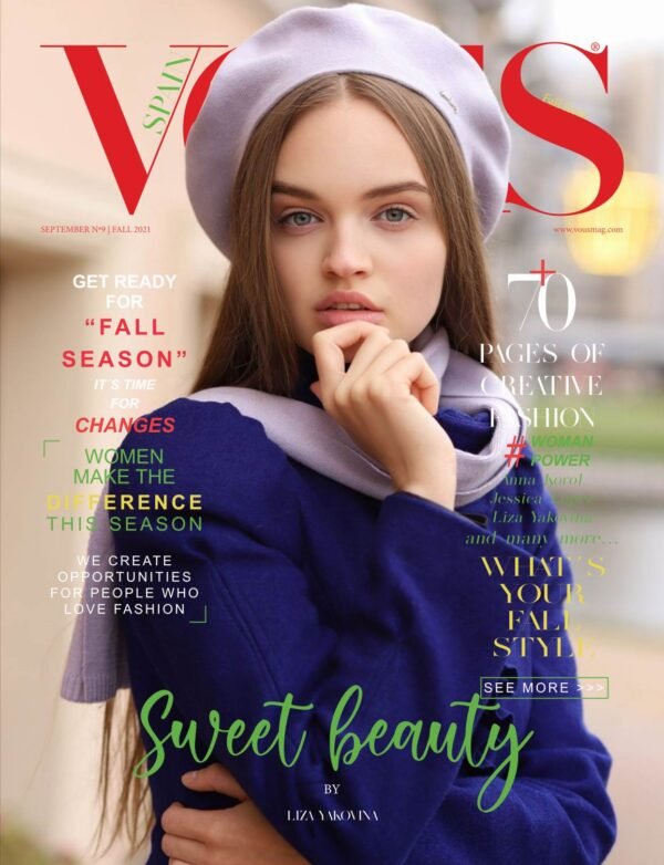 VOUS Magazine · The September Fashion & Beauty Edition · Vol.9 · 2021 cover