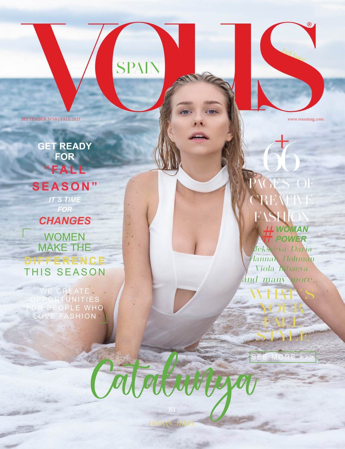 VOUS Magazine · The September Fashion & Beauty Edition · Vol.10 · 2021