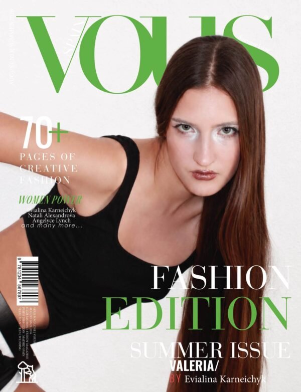VOUS Magazine · The August Fashion Edition · Vol.13 · 2026 cover