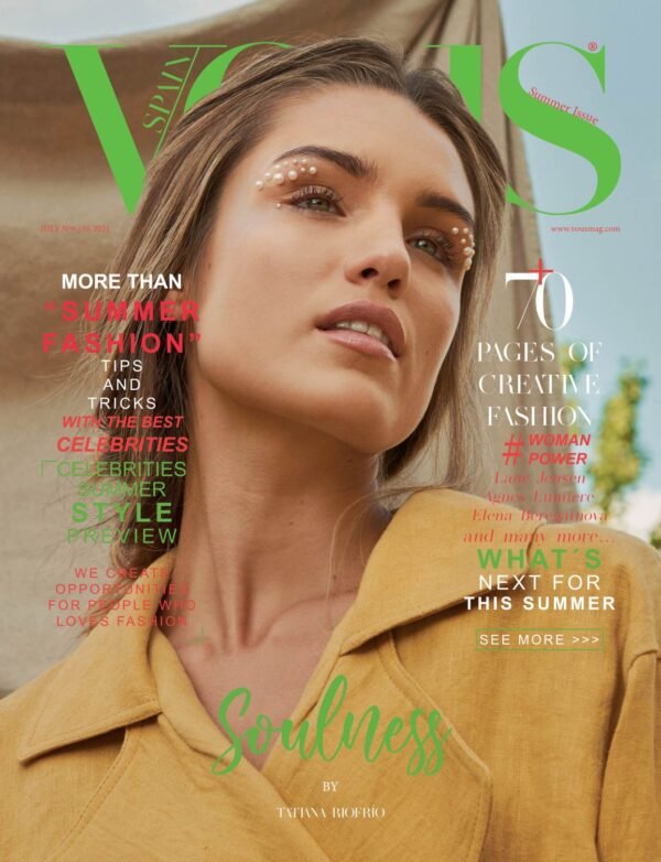 VOUS Magazine · The July Fashion & Beauty Edition · Vol.6 · 2021 cover