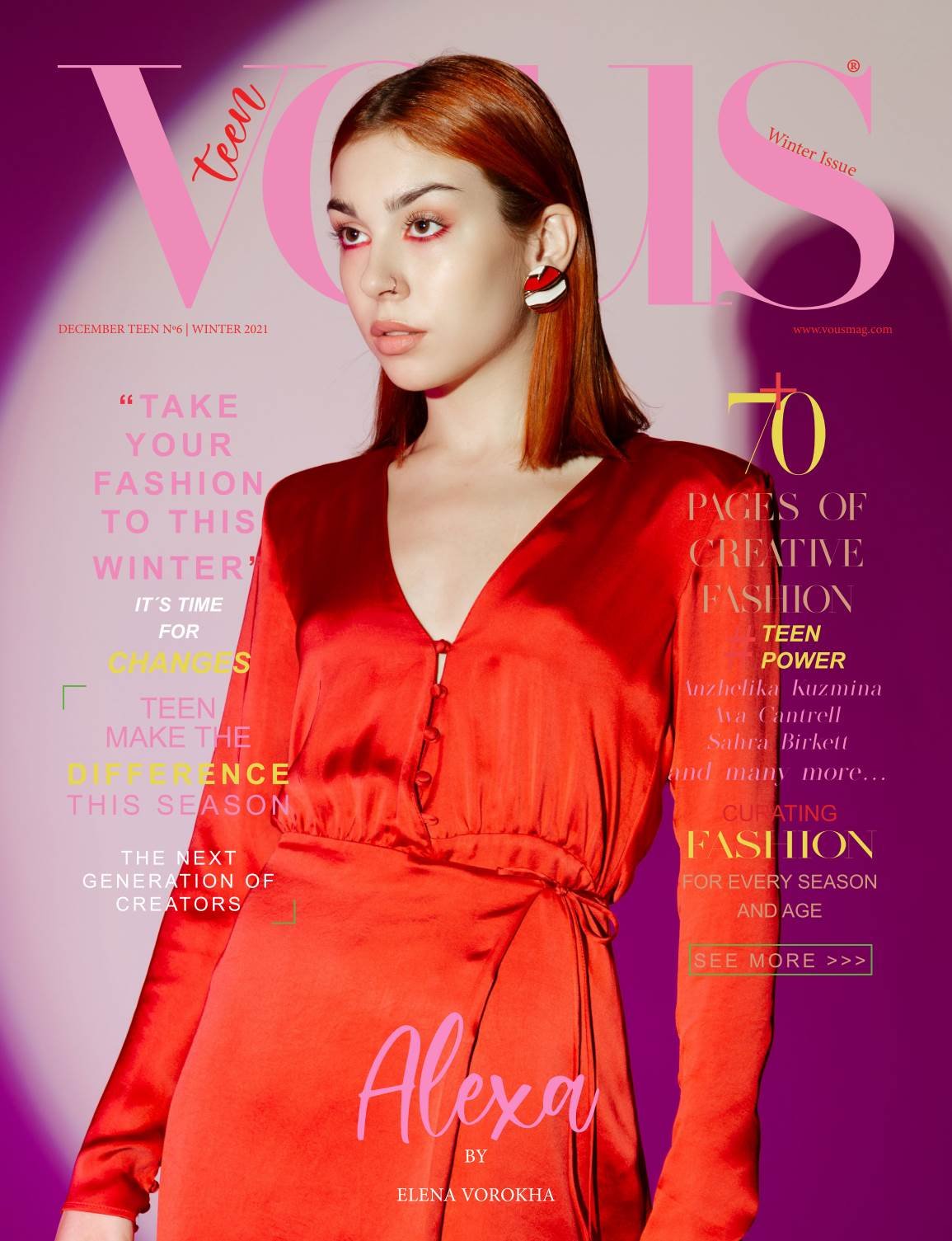 VOUS Magazine · The December Teen Edition · Vol.6 · 2021