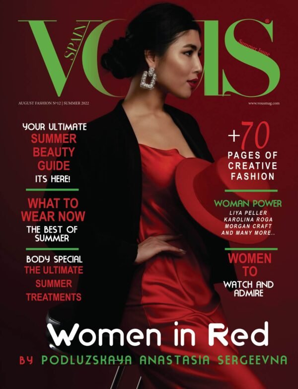 Women in Red — VOUS Magazine · The August Fashion & Beauty Edition · Vol.12 · 2022