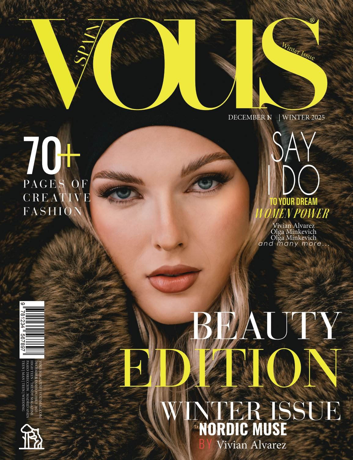 VOUS Magazine · The December Beauty Edition · Vol.1 · 2025