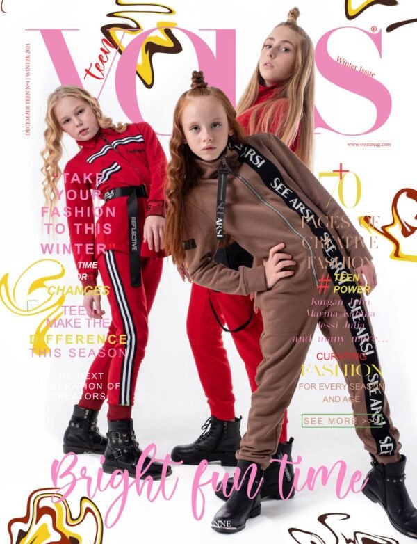 VOUS Magazine · The December Teen Edition · Vol.4 · 2021 cover