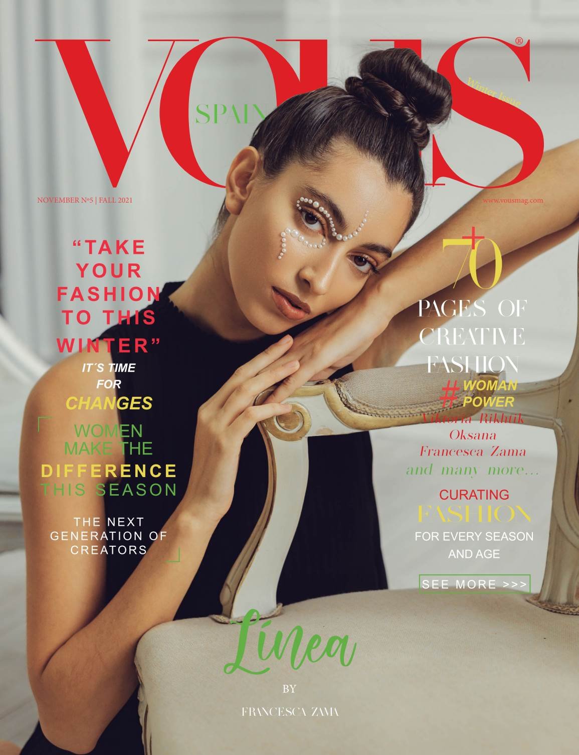 VOUS Magazine · The November Fashion & Beauty Edition · Vol.5 · 2021