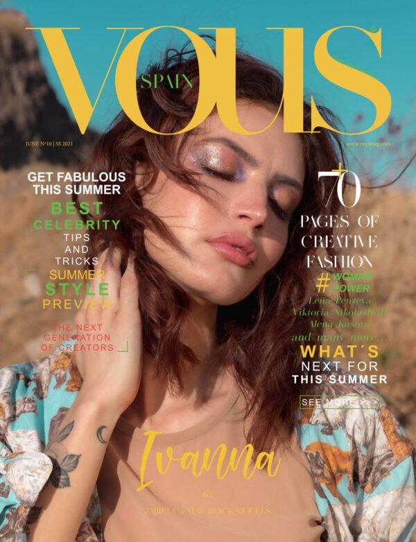 VOUS Magazine · The June Fashion & Beauty Edition · Vol.10 · 2021 cover