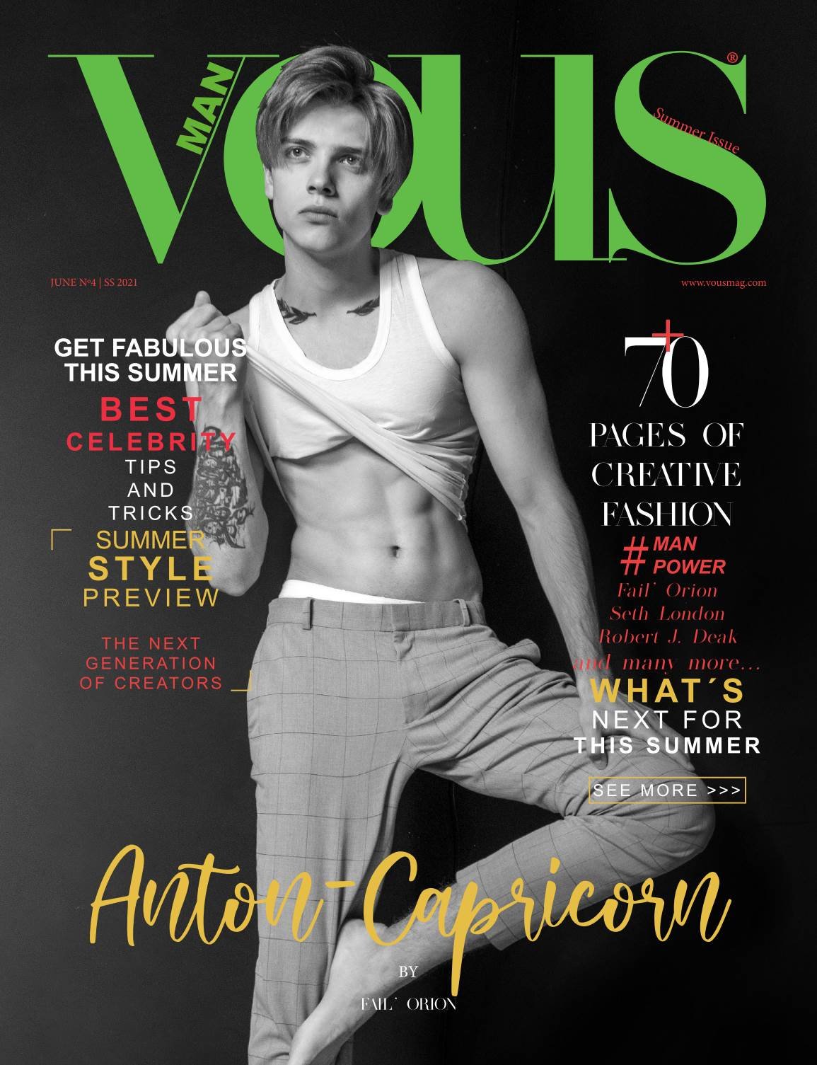 VOUS Magazine · The Man Edition · Vol.4 · June 2021