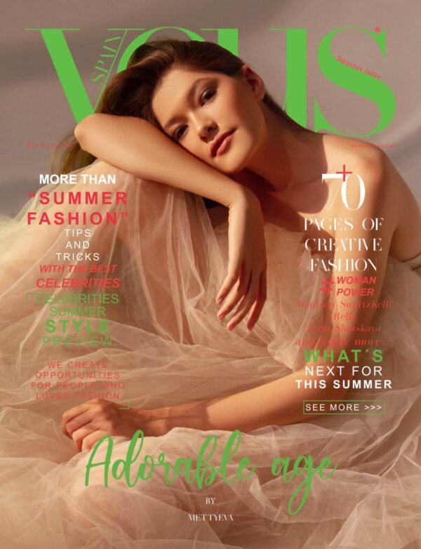VOUS Magazine · The July Fashion & Beauty Edition · Vol.10 · 2021 cover