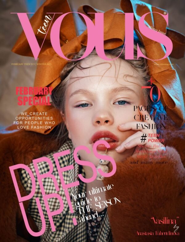 VOUS Magazine · The February Teen Edition · Vol.3 · 2022 cover