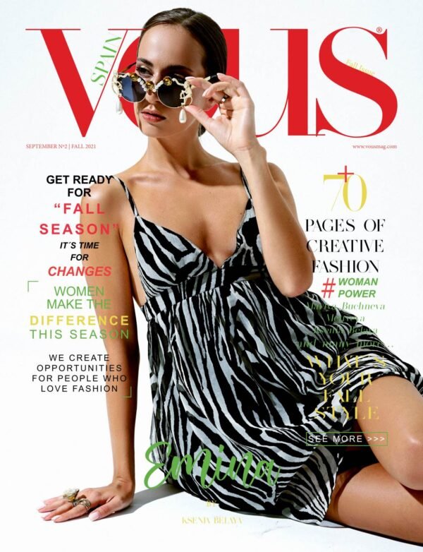 VOUS Magazine · The September Fashion & Beauty Edition · Vol.2 · 2021 cover