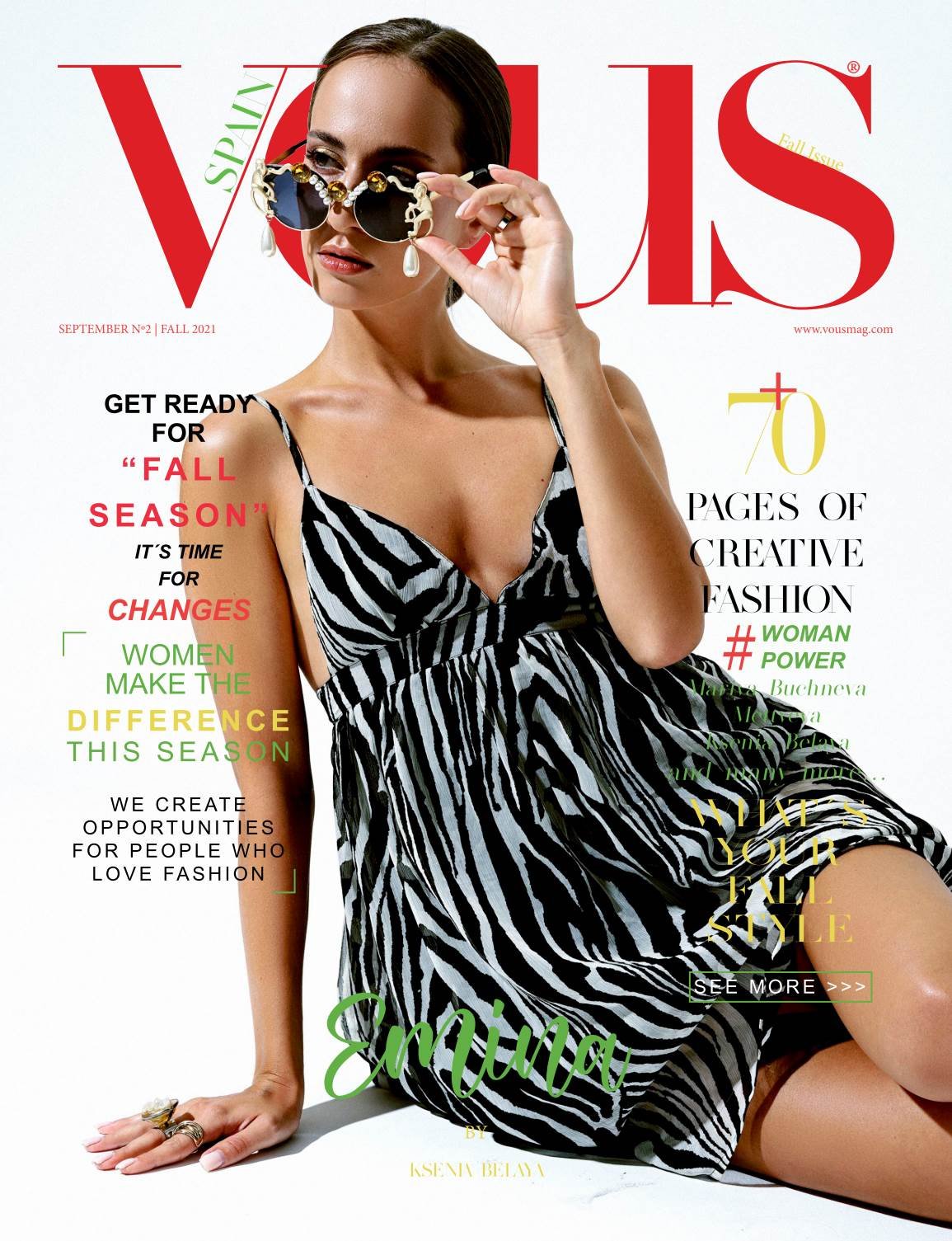 VOUS Magazine · The September Fashion & Beauty Edition · Vol.2 · 2021