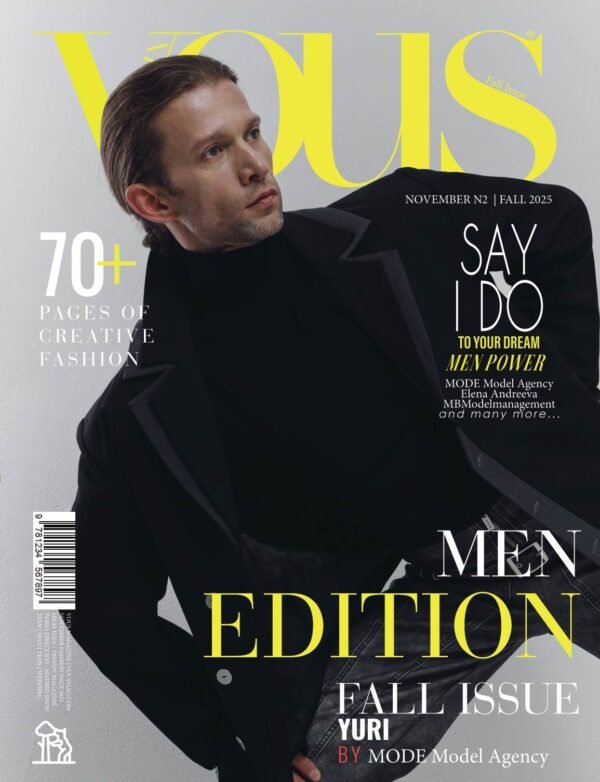 VOUS Magazine · The November Men Edition · Vol.2 · 2025 cover