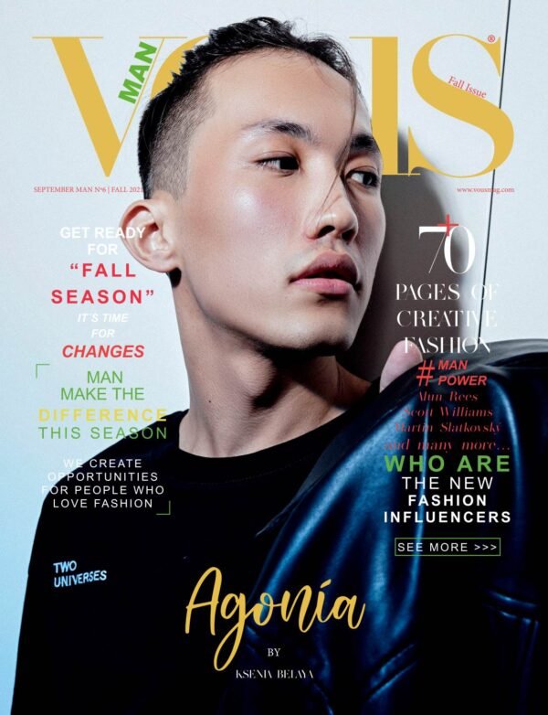 VOUS Magazine · The Man Edition · Vol.6 · September 2021 cover