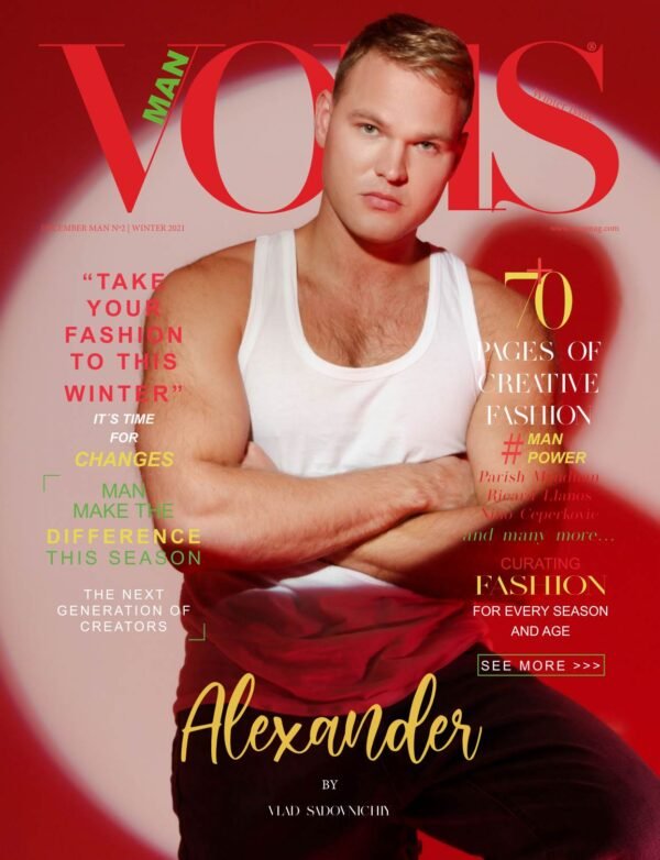 VOUS Magazine · The Man Edition · Vol.2 · December 2021 cover