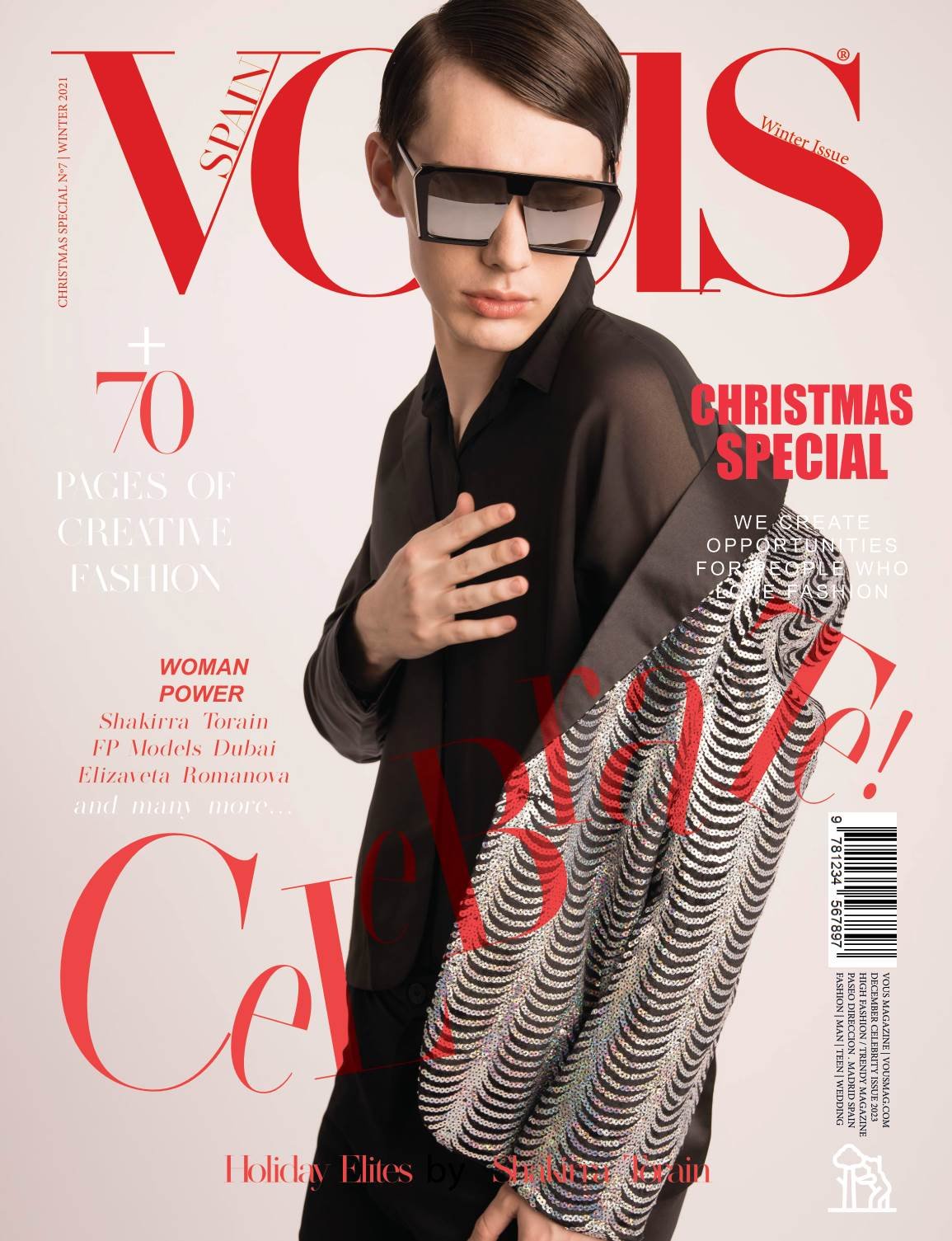 VOUS Magazine | The December Christmas Special Edition | Vol.7 | 2023 cover