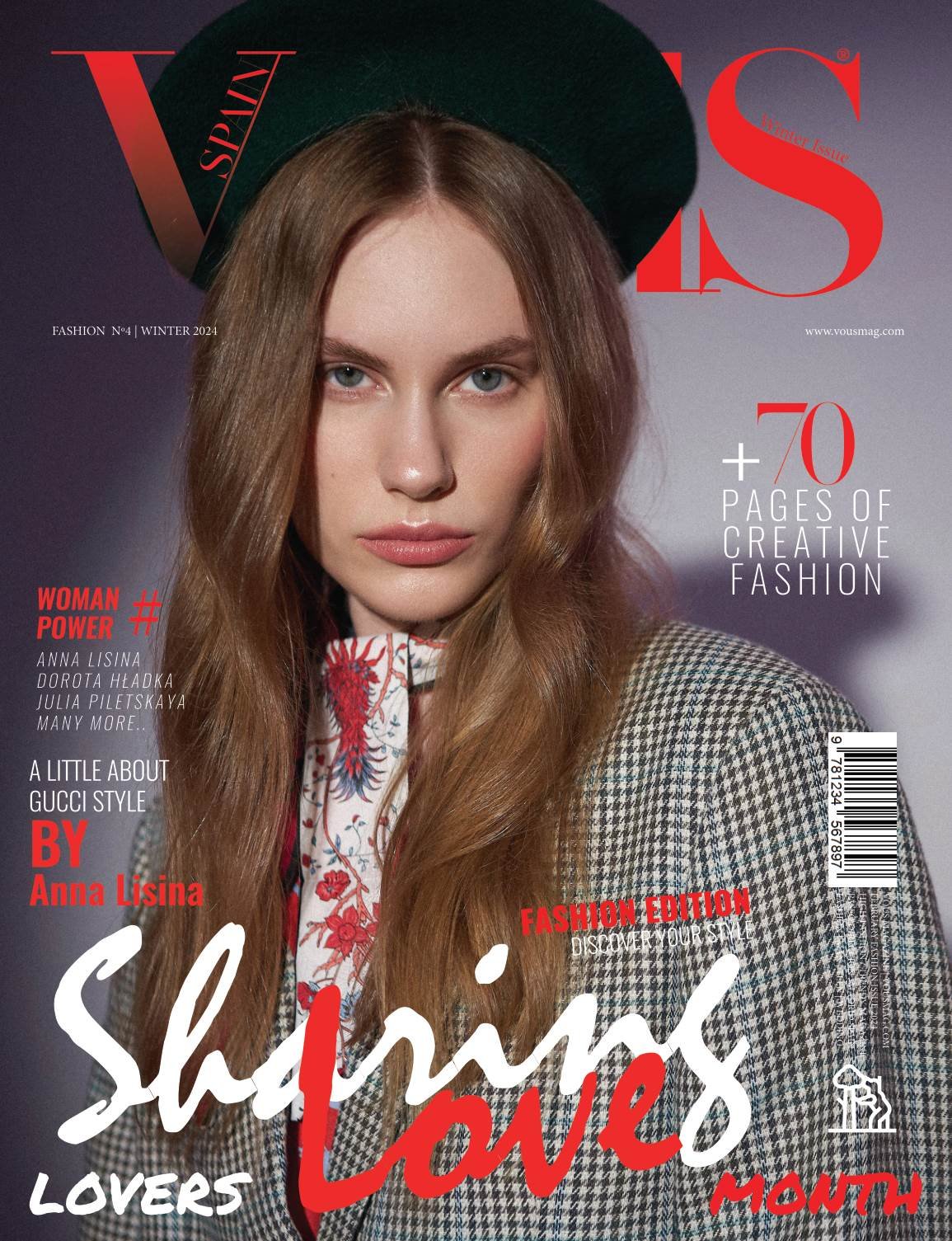 VOUS Magazine · The February Fashion & Beauty Edition · Vol.4 · 2024