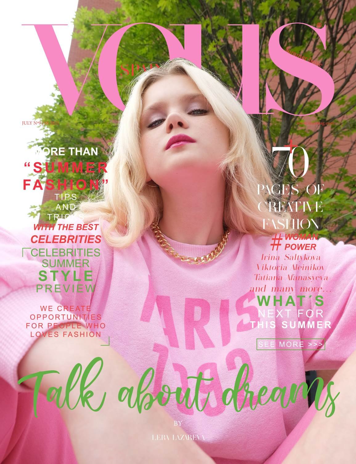 VOUS Magazine · The July Fashion & Beauty Edition · Vol.9 · 2021