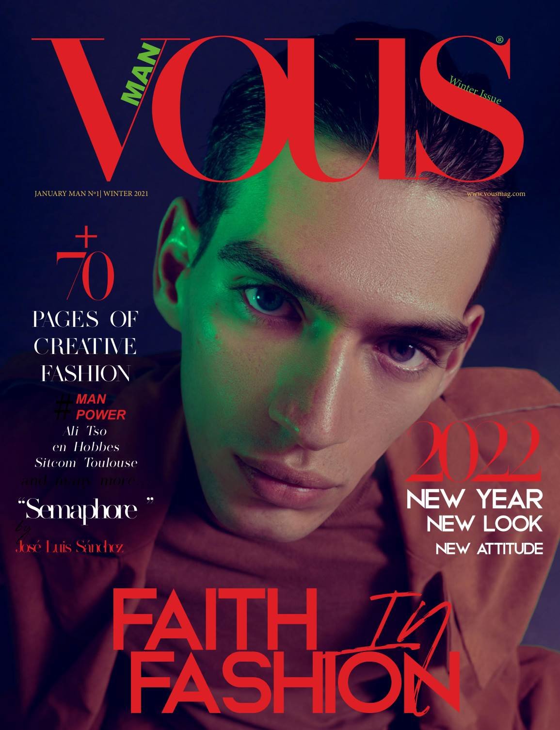 VOUS Magazine · The Man Edition · Vol.1 · January 2022