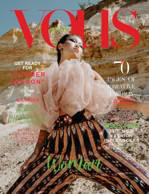 VOUS Magazine · The August Fashion & Beauty Edition · Vol.2 · 2021 cover
