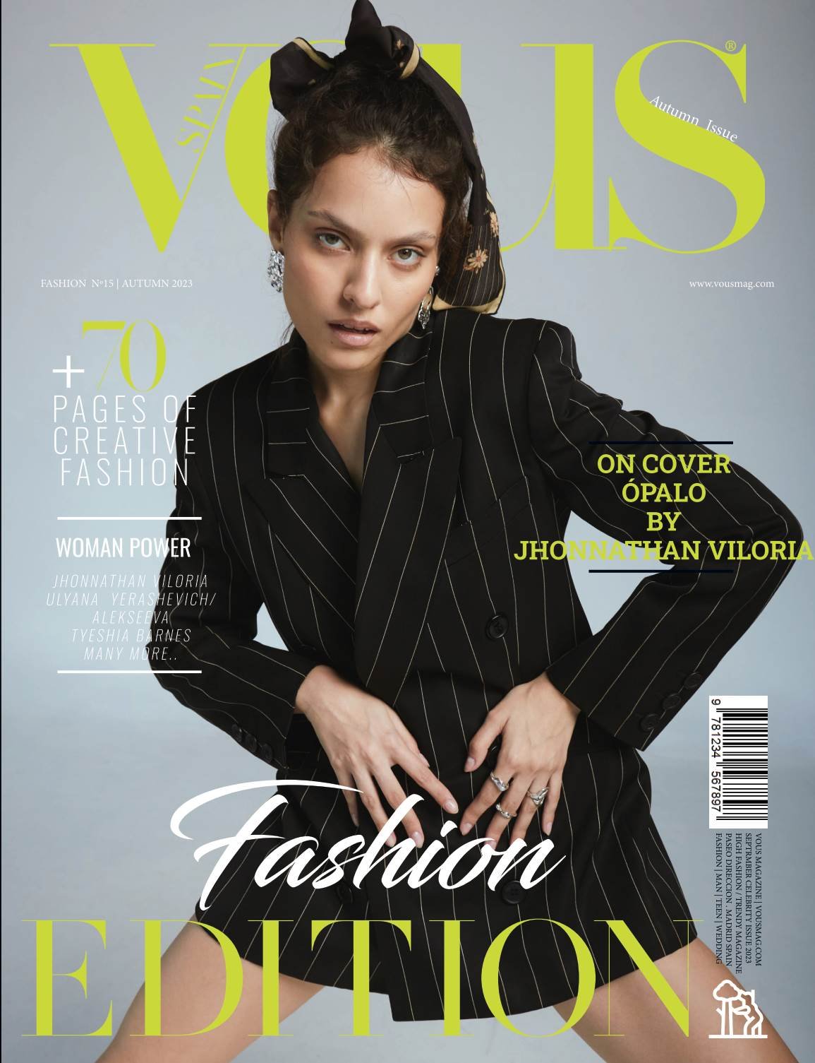 VOUS Magazine · The September Fashion & Beauty Edition · Vol.15 · 2023