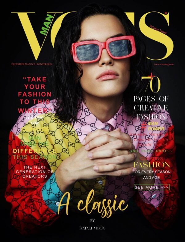 VOUS Magazine · The Man Edition · Vol.3 · December 2021 cover