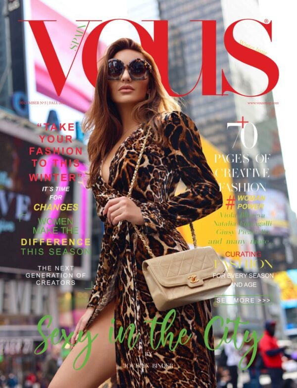 VOUS Magazine · The December Fashion & Beauty Edition · Vol.3 · 2021 cover