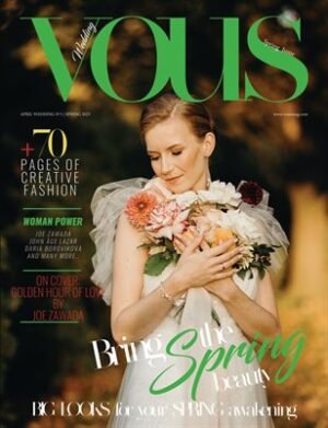 VOUS Magazine | The April Wedding Edition | Vol.1 | 2023 cover