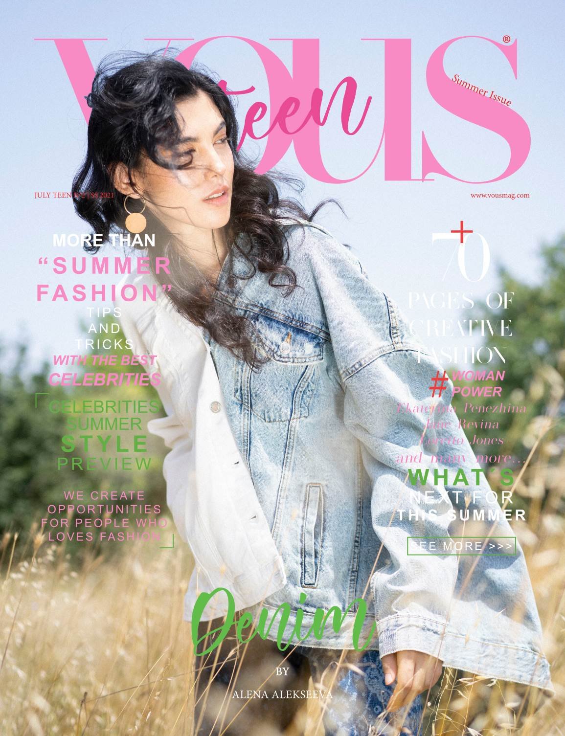 VOUS Magazine · The July Teen Edition · Vol.2 · 2021