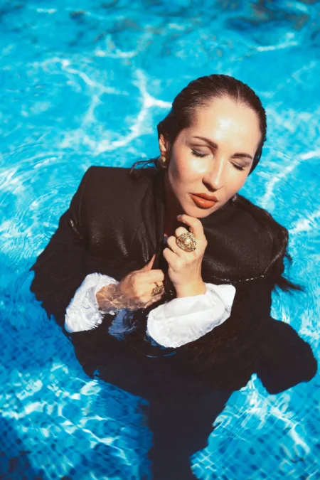 Between control and complete freedom — photographed by Наталья Гурьянова for VOUS Magazine, September 2026 Fashion edition