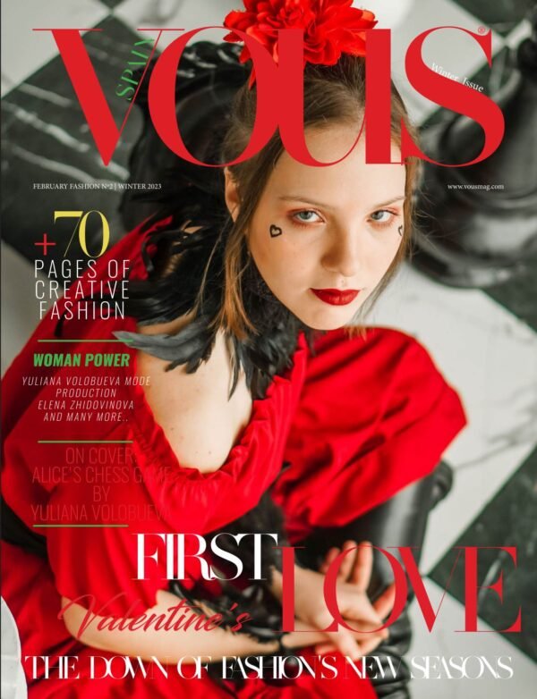 VOUS Magazine · The February Fashion & Beauty Edition · Vol.2 · 2023 cover