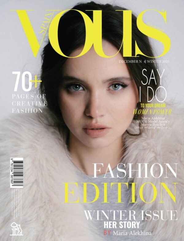 VOUS Magazine · The December Fashion Edition · Vol.4 · 2025 cover