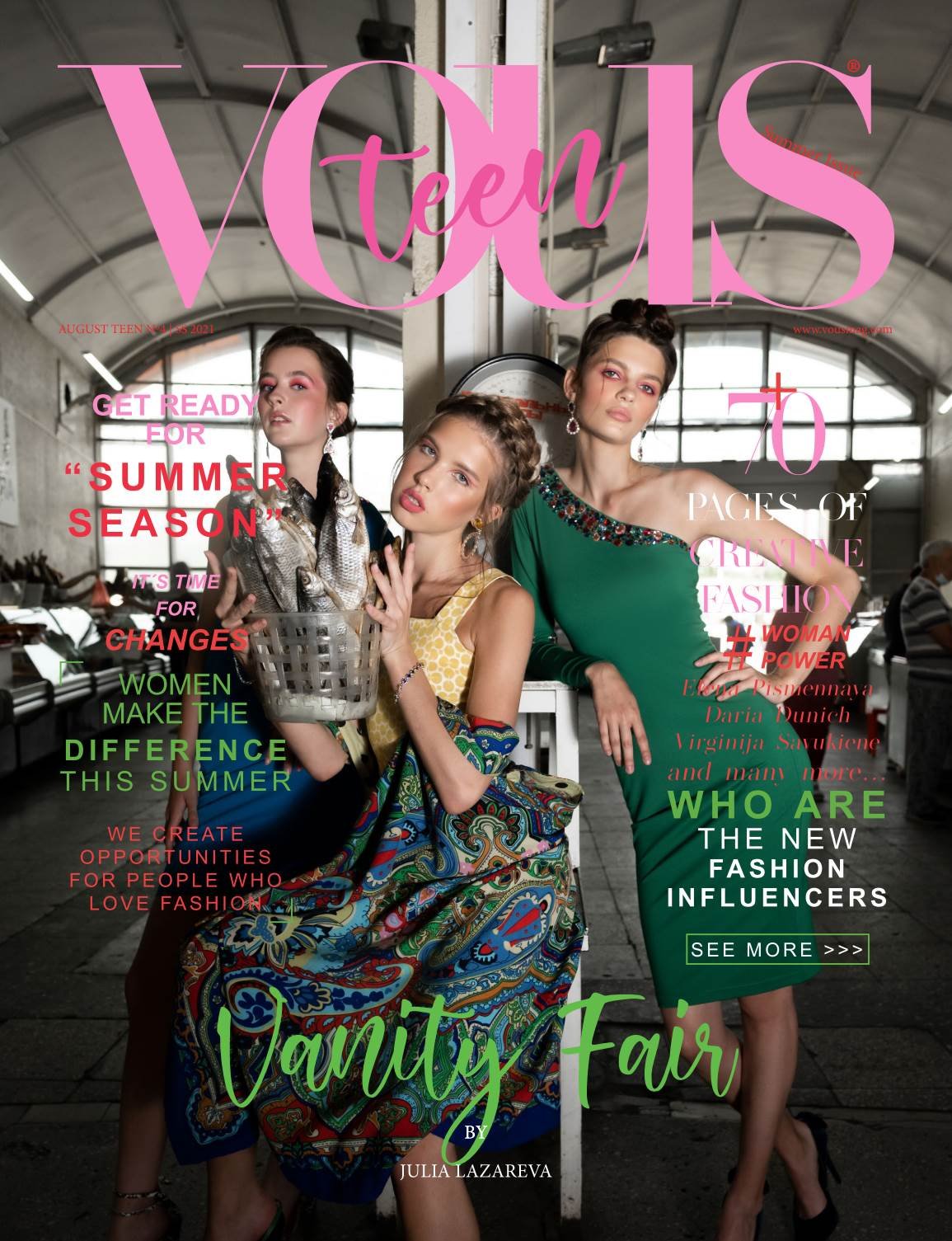 VOUS Magazine · The August Teen Edition · Vol.4 · 2021