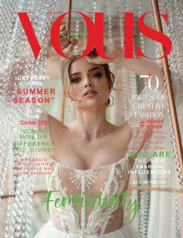 VOUS Magazine · The August Fashion & Beauty Edition · Vol.9 · 2021 cover