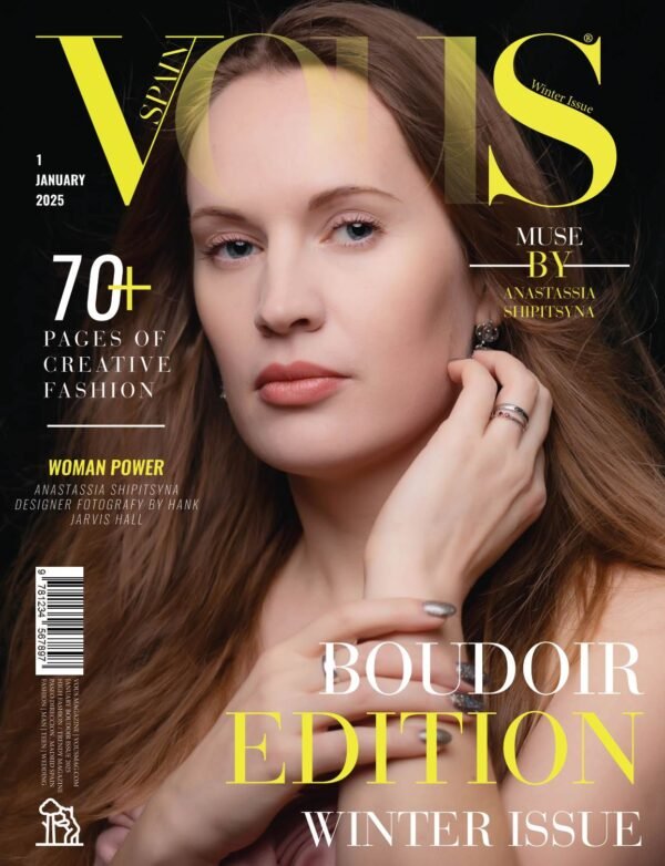 VOUS Magazine · The January Boudoir Edition · Vol.1 · 2025 cover