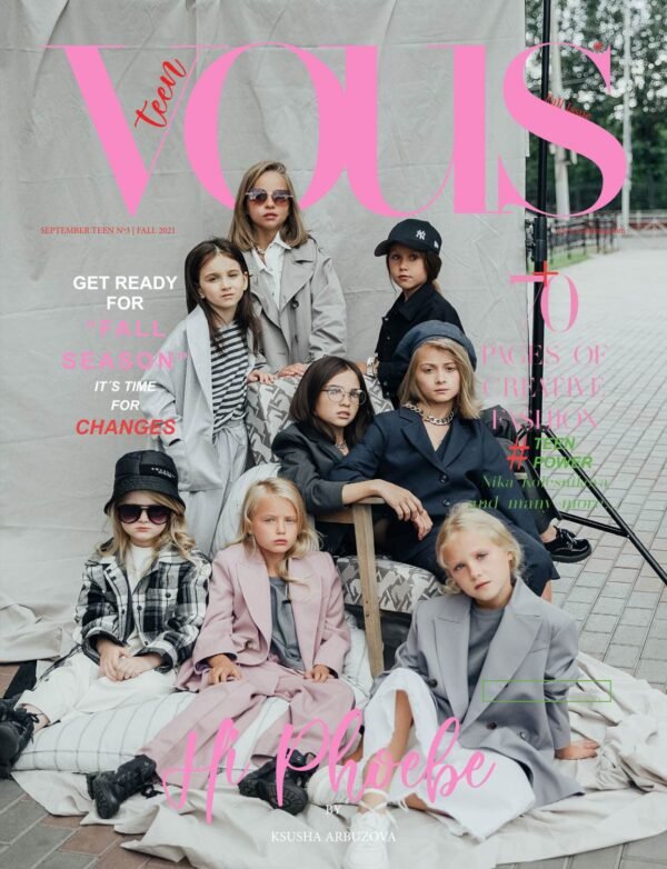 VOUS Magazine · The September Teen Edition · Vol.3 · 2021 cover