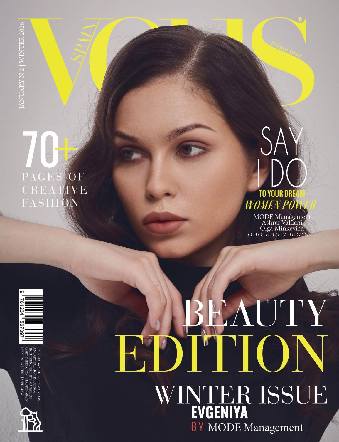 VOUS Magazine — The January Beauty Edition Vol. 2 2026 cover