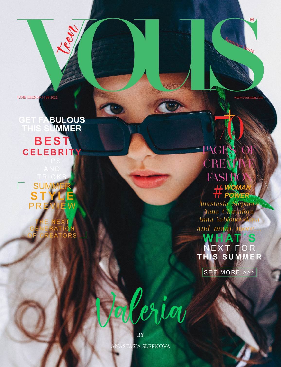 VOUS Magazine — The June Teen Edition Vol. 5 2021 cover