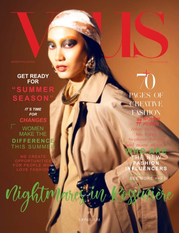 VOUS Magazine · The August Fashion & Beauty Edition · Vol.14 · 2021 cover