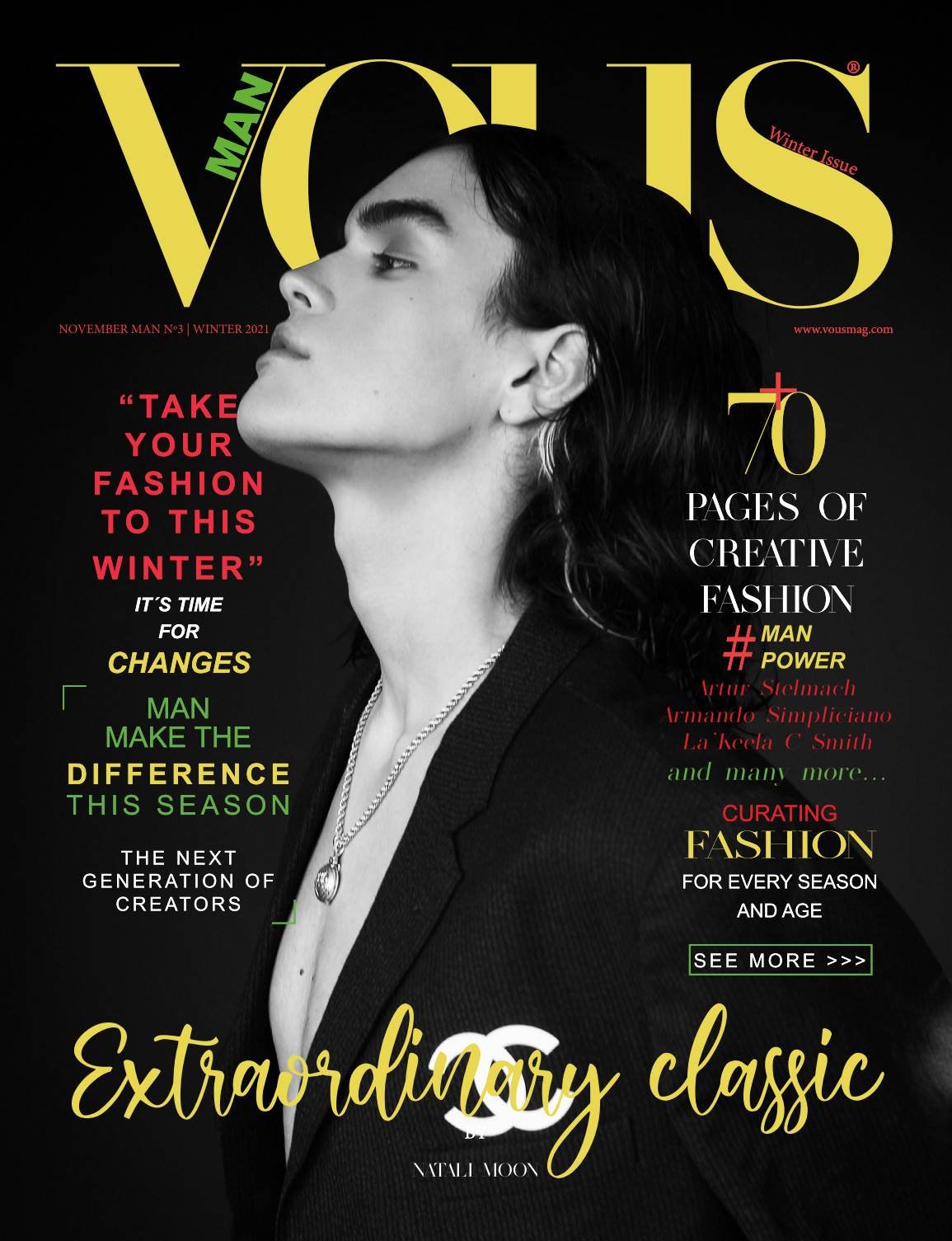 VOUS Magazine · The Man Edition · Vol.3 · November 2021